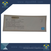 Hot Stamping Hologram on Security Paper Certificate